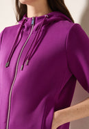 Short Sleeve Sweatjacket - Anemone Pink