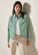 Short Twill Jacket - Matcha Green