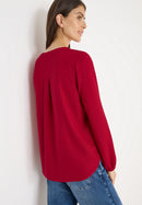 Solid Blouse - Beaujolais Red