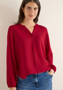 Solid Blouse - Beaujolais Red