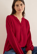 Solid Blouse - Beaujolais Red