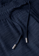 Neele Twill Solid Trousers - Urban Navy Blue