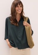 Lyocell Blouse - Ink Green
