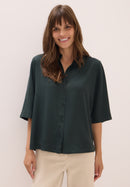 Lyocell Blouse - Ink Green
