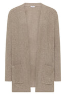 Open Structure Cardigan - Toffee Cream Melange