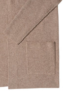 Open Structure Cardigan - Toffee Cream Melange