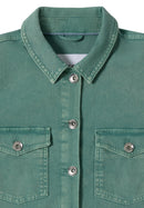 Denim Style Overshirt - Jewel Green