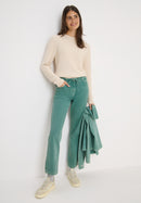Neele Style Straight String Jean - Jewel Green