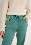 Neele Style Straight String Jean - Jewel Green