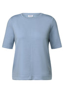 Short Sleeve Sweatshirt - Mountain Blue