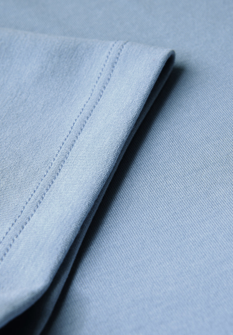 Short Sleeve Sweatshirt - Mountain Blue