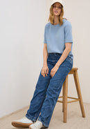 Short Sleeve Sweatshirt - Mountain Blue