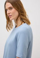 Short Sleeve Sweatshirt - Mountain Blue