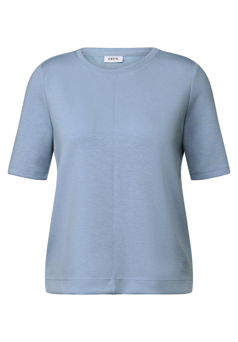 Short Sleeve Sweatshirt - Mountain Blue