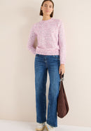Space Dye Pullover - Dark Blossom Melange