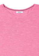 Structured Roundneck Pullover - Heather Dark Blossom Melange