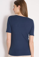 Lena T-Shirt - Sporty Denim Blue