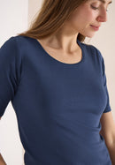 Lena T-Shirt - Sporty Denim Blue
