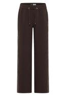 Neele W/Decorative Tape Trousers - Macciato Brown