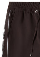 Neele W/Decorative Tape Trousers - Macciato Brown