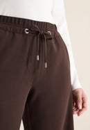 Neele W/Decorative Tape Trousers - Macciato Brown