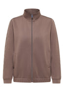 T-Shirt Jacket With Tape Detail - Urban Taupe