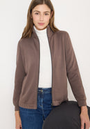 T-Shirt Jacket With Tape Detail - Urban Taupe