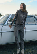 Tracey Silk Touch Trouser - Urban Taupe
