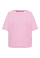 Short Sleeve Sweatshirt - Light Blush Rose