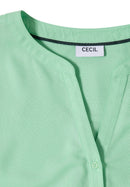Printed Stripe Blouse - Juicy Lime
