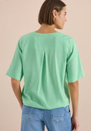 Printed Stripe Blouse - Juicy Lime