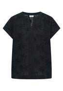 Solid Embroidery Blouse - Palm Breeze Green