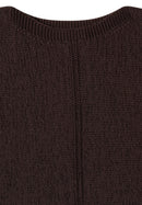 Tapeyarn Dolman Top - Brown Cacao