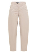 Barrel Papertouch Trousers - Cashmere Beige