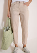 Barrel Papertouch Trousers - Cashmere Beige