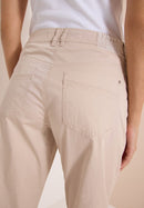Barrel Papertouch Trousers - Cashmere Beige