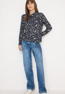 2 Tone All Over Print Shirt - Universal Blue Melange