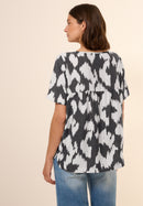 Print Blouse - Volcanic Grey