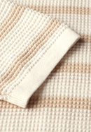 Structure Stripe Round Neck Jumper - Pearl Beige