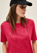 Tonal Silicon FP T-Shirt - Glazed Apple Red