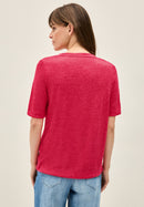 Tonal Silicon FP T-Shirt - Glazed Apple Red