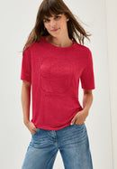 Tonal Silicon FP T-Shirt - Glazed Apple Red