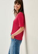 Tonal Silicon FP T-Shirt - Glazed Apple Red