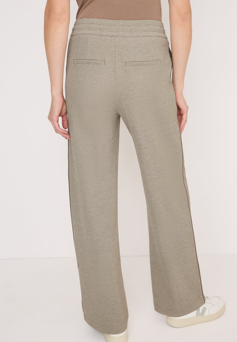 Neele Melange Trousers - Toffee Cream Melange