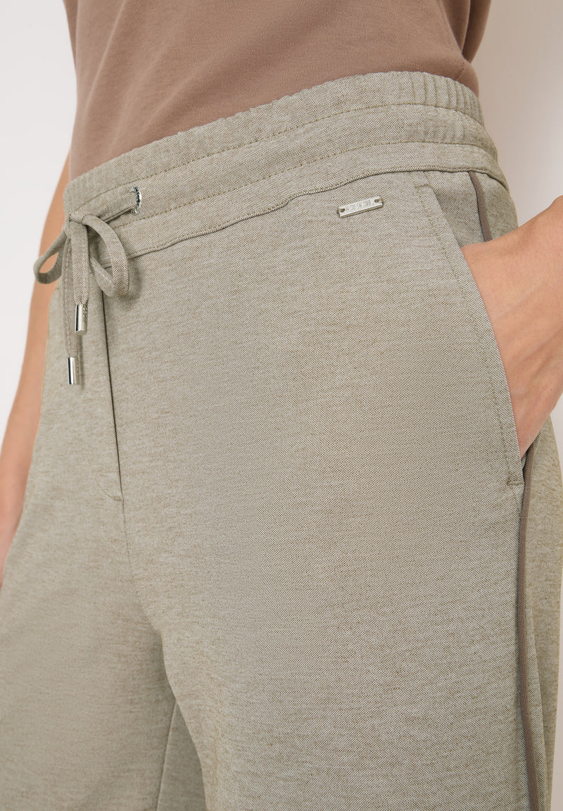 Neele Melange Trousers - Toffee Cream Melange