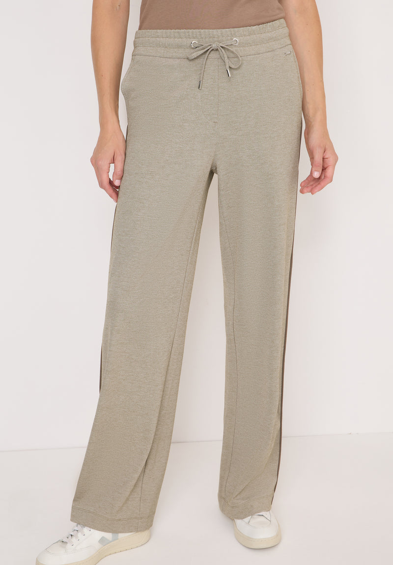 Neele Melange Trousers - Toffee Cream Melange
