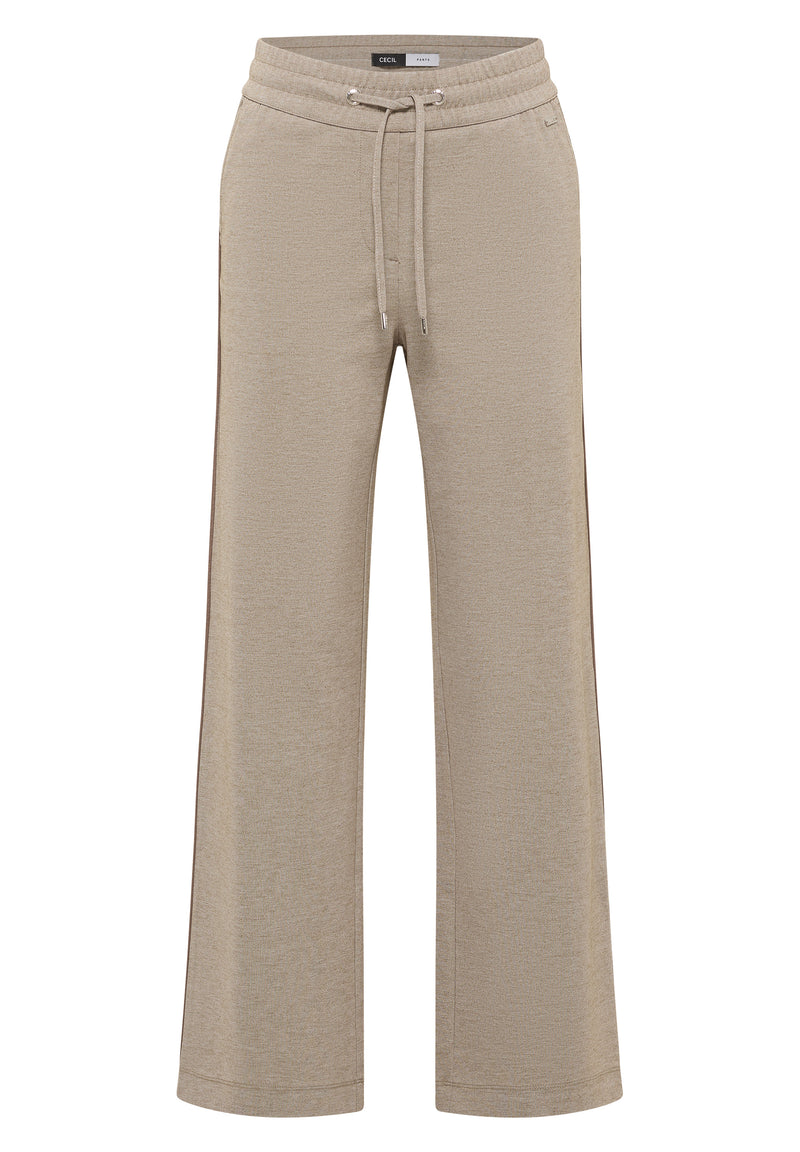 Neele Melange Trousers - Toffee Cream Melange