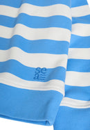 Striped Sweatshirt - Fountain Blue
