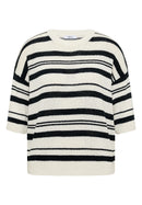 Striped Tapeyarn Pullover - Palm Breeze Green