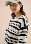 Striped Tapeyarn Pullover - Palm Breeze Green